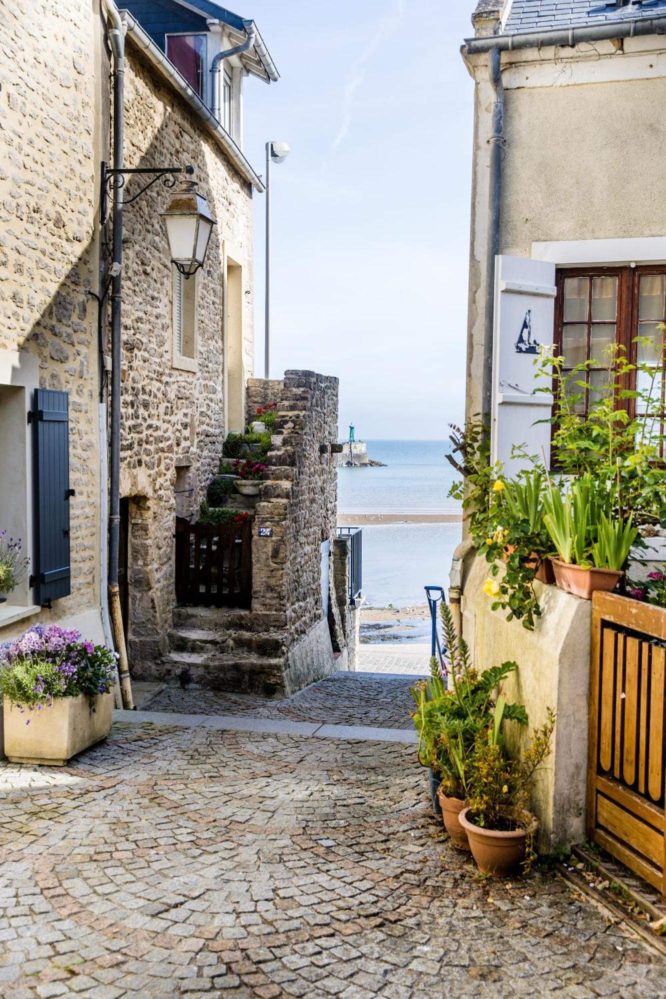 Mer Nature, Appartement Spacieux By Les Filles Du Bord De Mer, Petite Terrasse Vue Mer Port-en-Bessin-Huppain Exterior foto