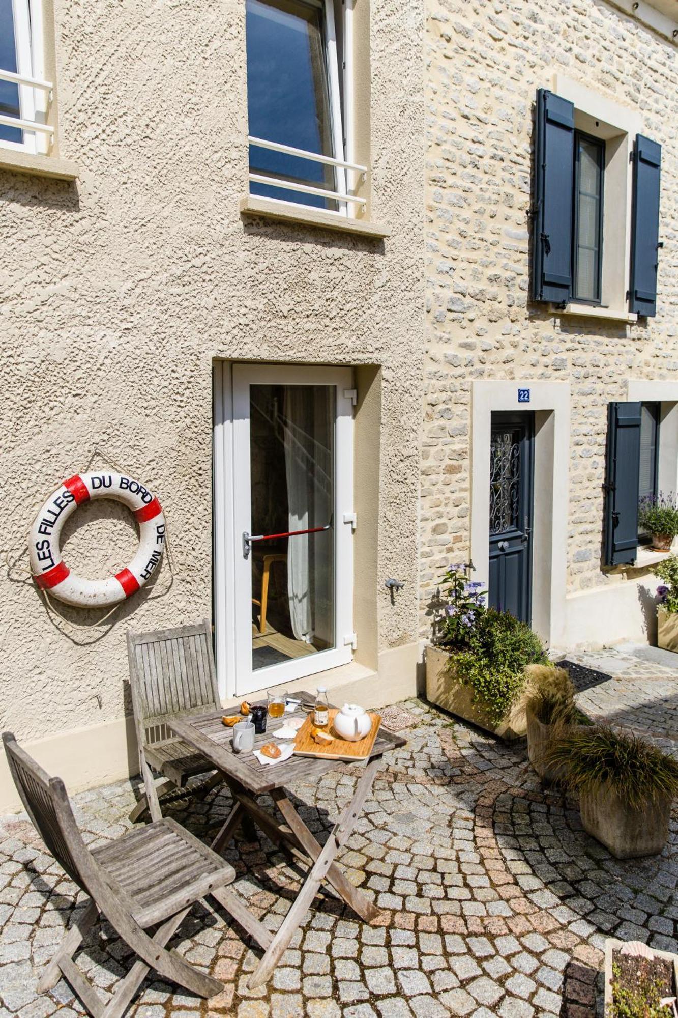 Mer Nature, Appartement Spacieux By Les Filles Du Bord De Mer, Petite Terrasse Vue Mer Port-en-Bessin-Huppain Exterior foto