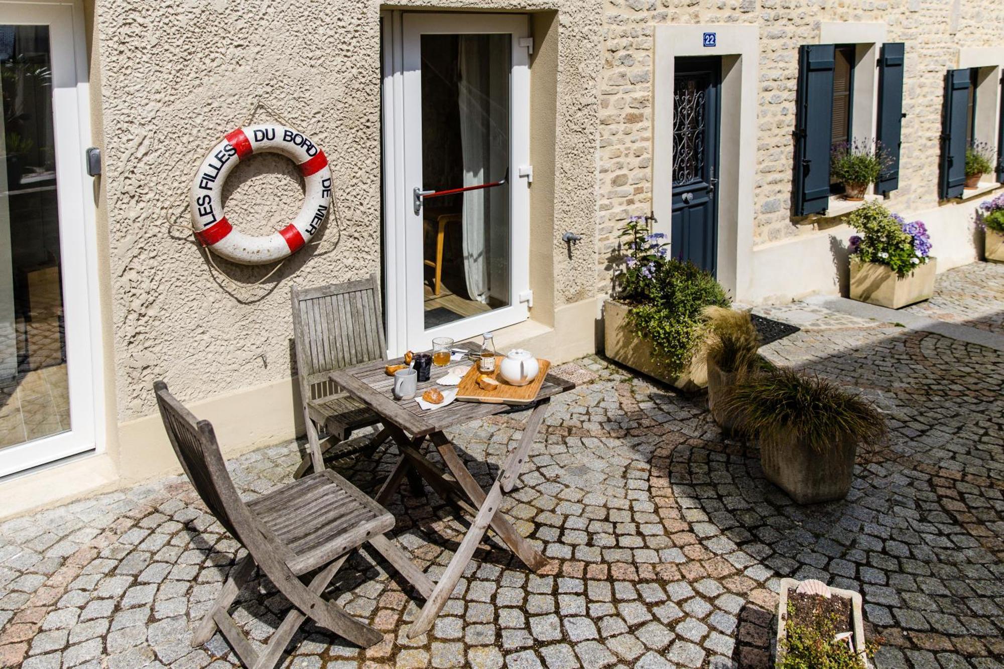 Mer Nature, Appartement Spacieux By Les Filles Du Bord De Mer, Petite Terrasse Vue Mer Port-en-Bessin-Huppain Exterior foto